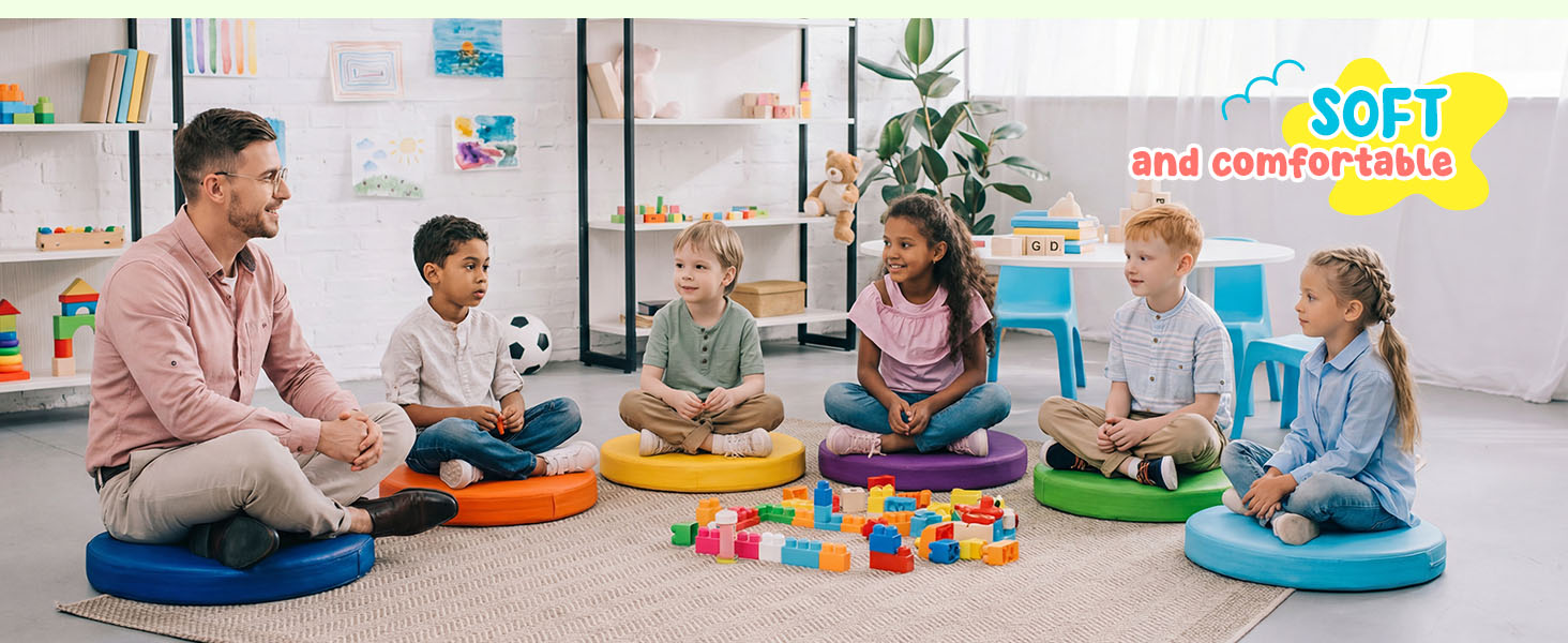Amazon.com: Juexica 8 Pcs Extra Thick Flexible Seating Floor